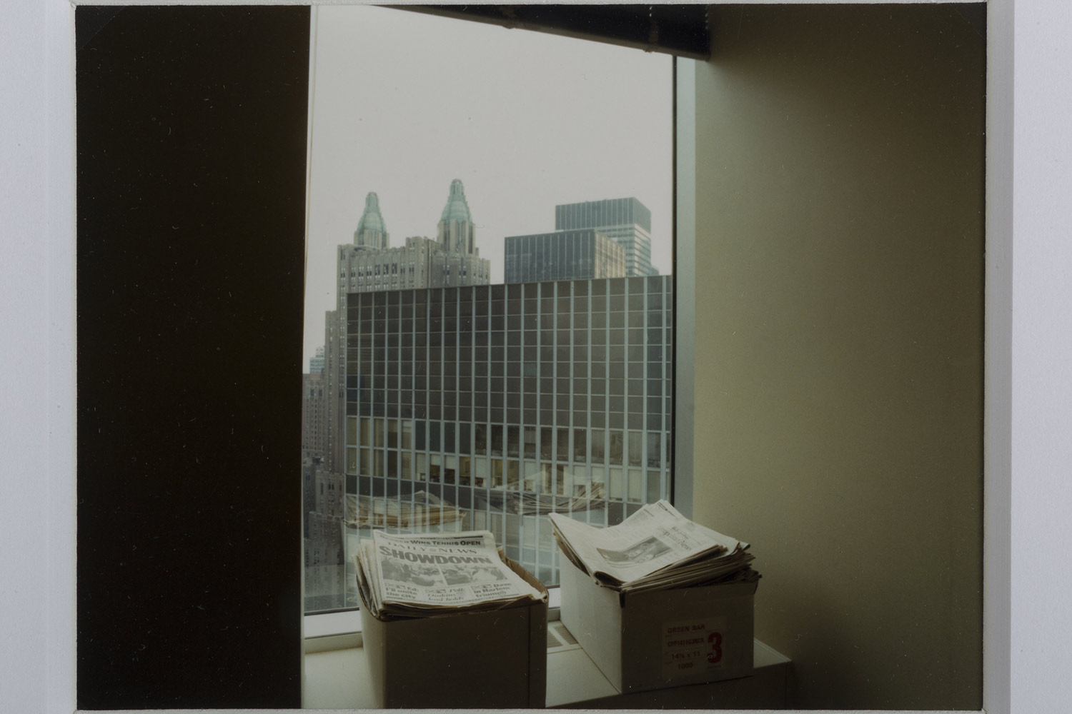 Luigi Ghirri New York, 1989 serie Atlante metropolitano stampa cromogenica da negativo 8x10 cm Collezione privata © Eredi Luigi Ghirri