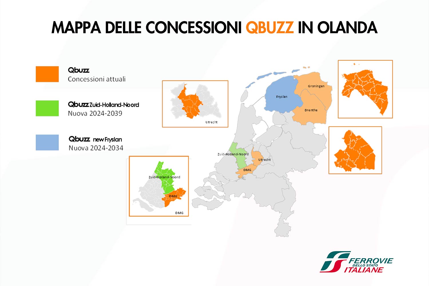 Mappa concessioni Qbuzz