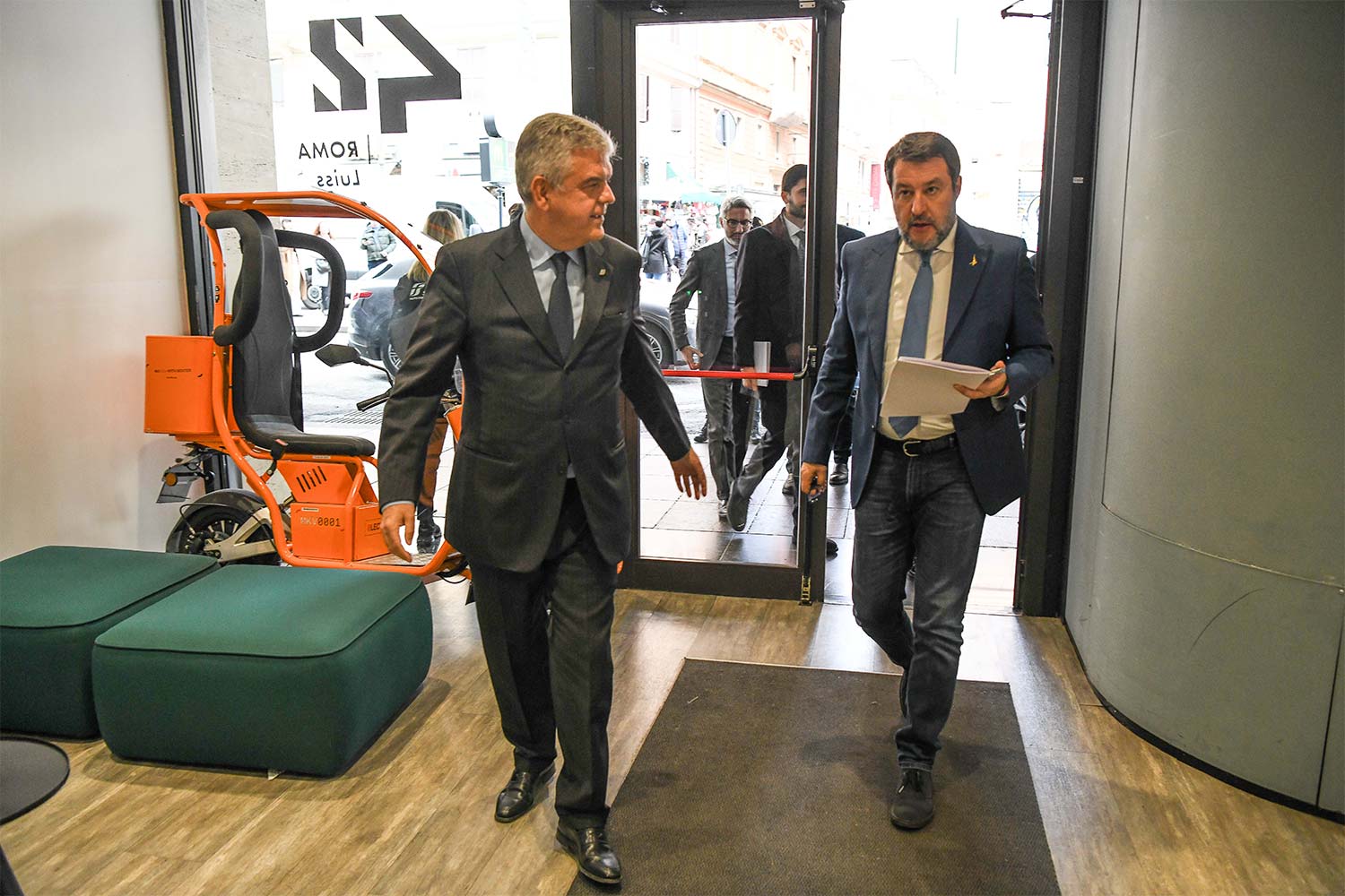 Luigi Ferraris e il Ministro Matteo Salvini