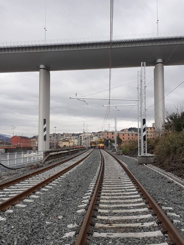 Il 24 dicembre 2020 riapre la linea Sussidiaria di Genova, sospesa dal 14 agosto 2018 per il crollo del ponte Morandi