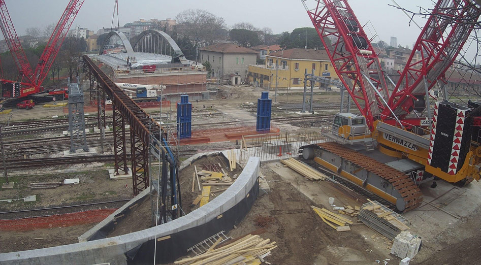 Prende forma il nuovo ponte Teodorico di Ravenna