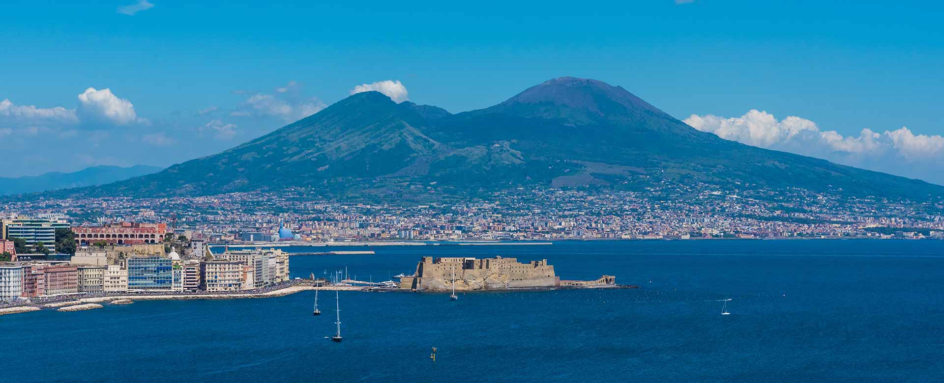 Immagine del Vesuvio, golfo di Napoli