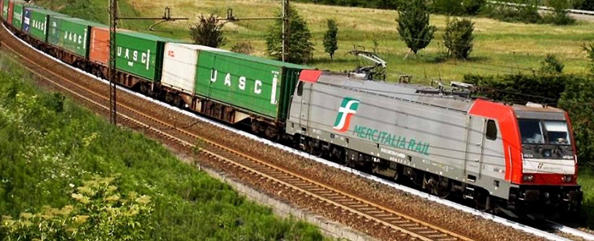 Immagine di un convoglio Mercitalia Rail