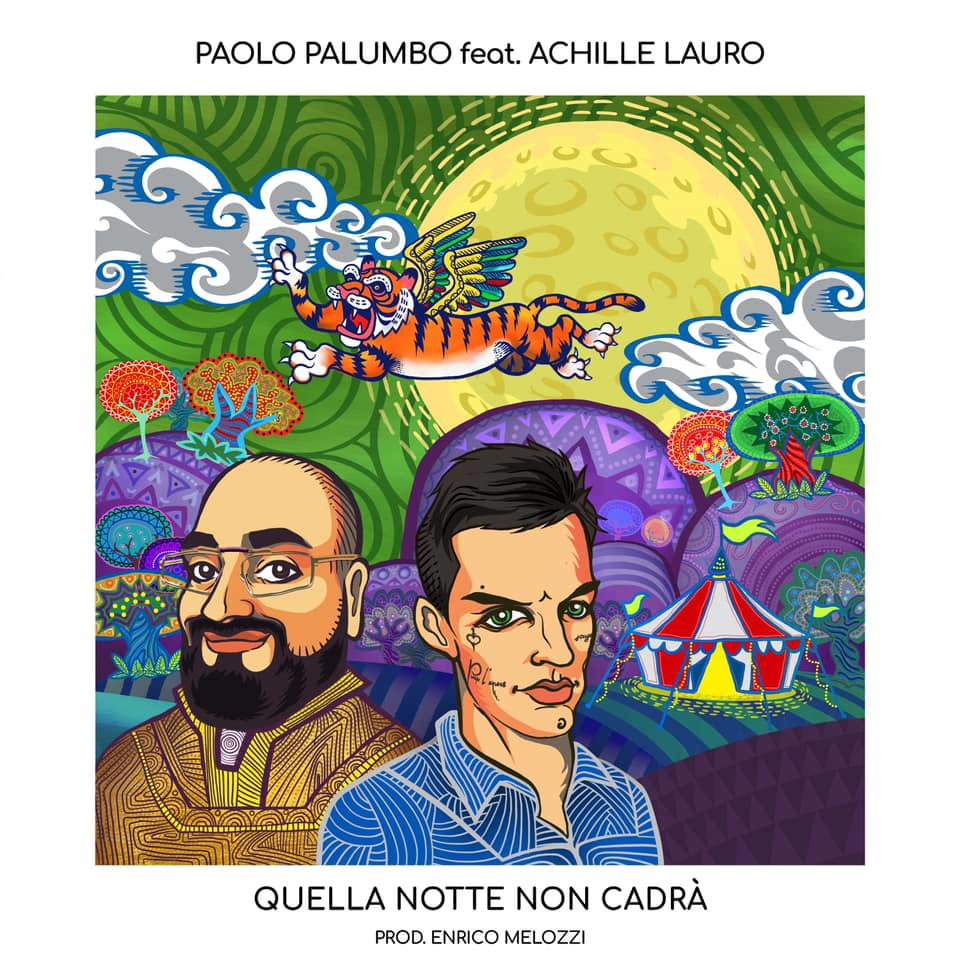 Cover del brano Quella notte non cadrà di Paolo Palumbo feat. Achille Lauro
