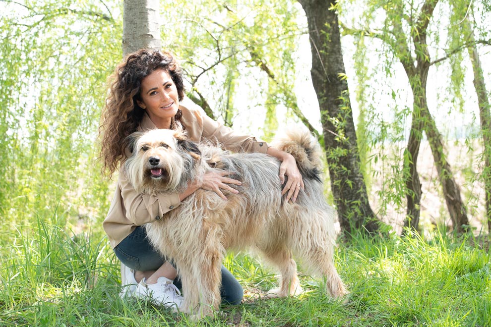 Samantha De Grenet testimonial della Lega Nazionale per la Difesa del Cane