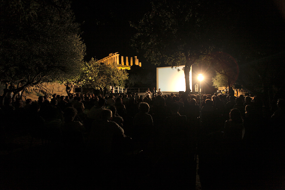 Il Parco della Valle dei Templi ad Agrigento durante Kinéma 2020