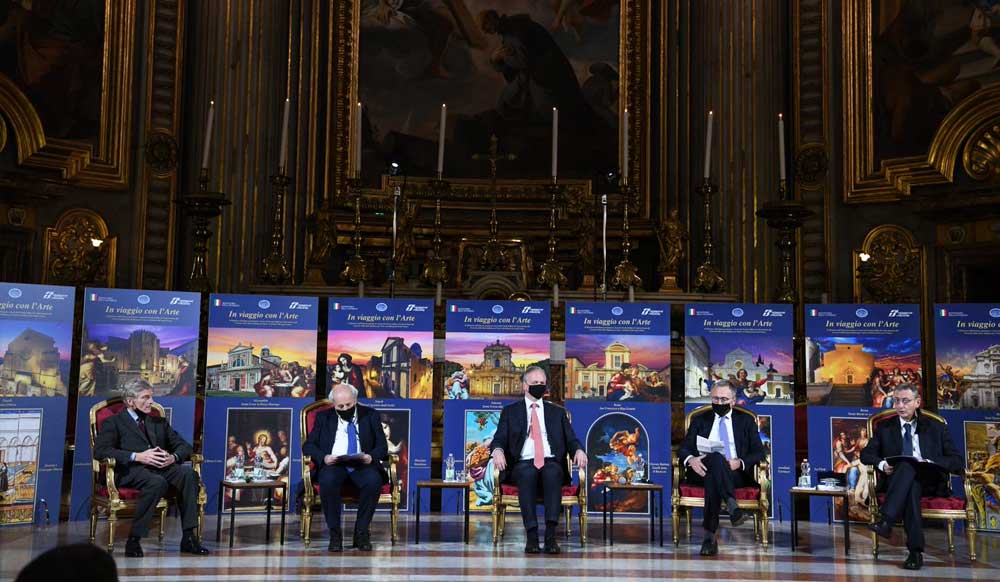 Presentazione di “In viaggio con l’Arte” nella chiesa di Sant'Ignazio di Loyola in Campo Marzio a Roma