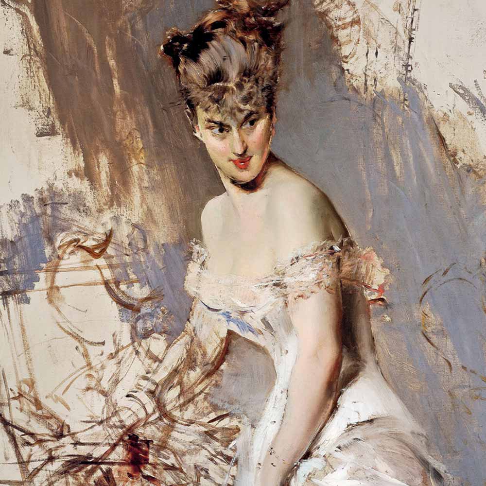 Giovanni Boldini Ritratto dell'attrice Alice Regnault, 1884 Olio su tela, 102x84 cm Collezione privata Courtesy Museoarchives Giovanni Boldini Macchiaiol 