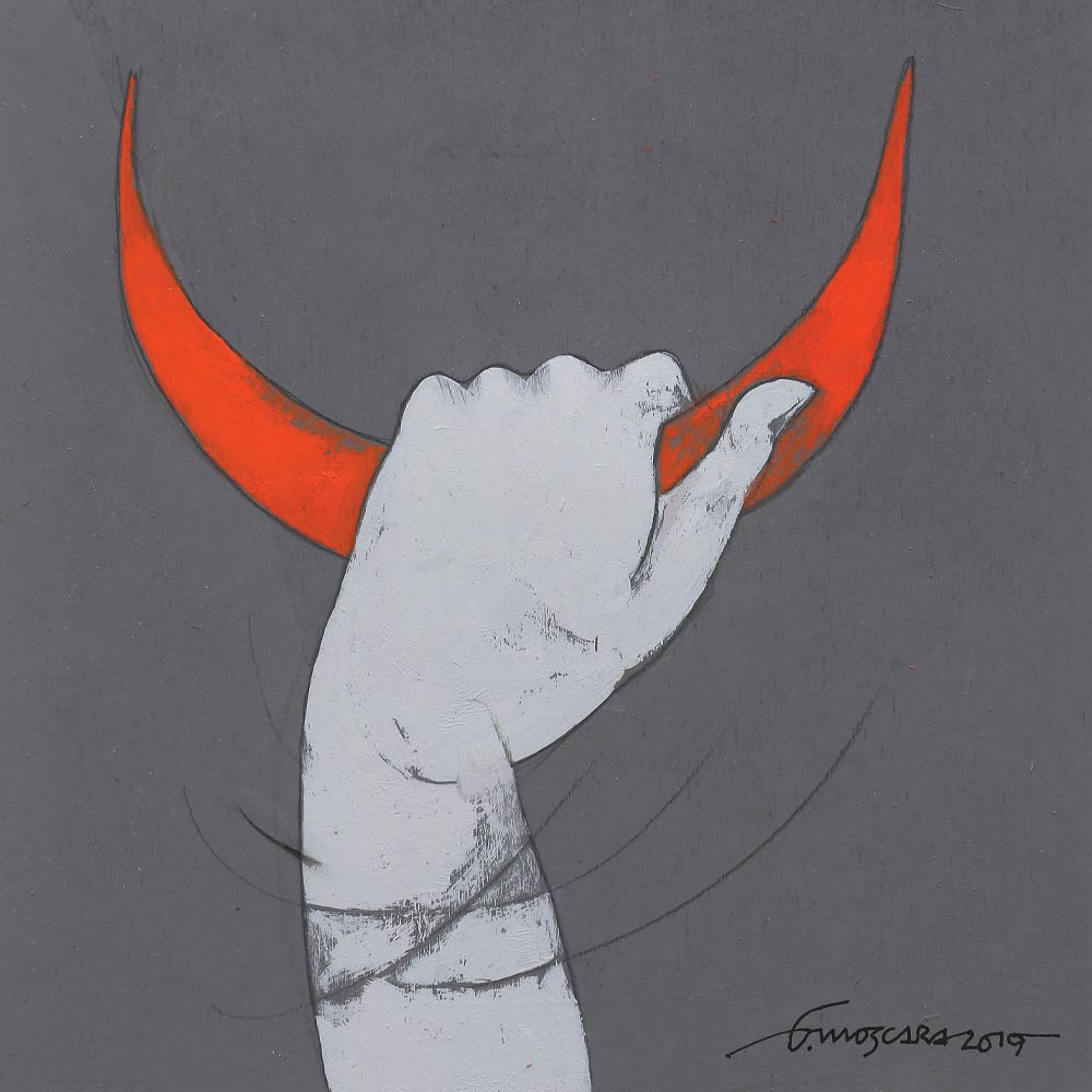 Giancarlo Moscara, Senza titolo (2019) cm 23x23,5