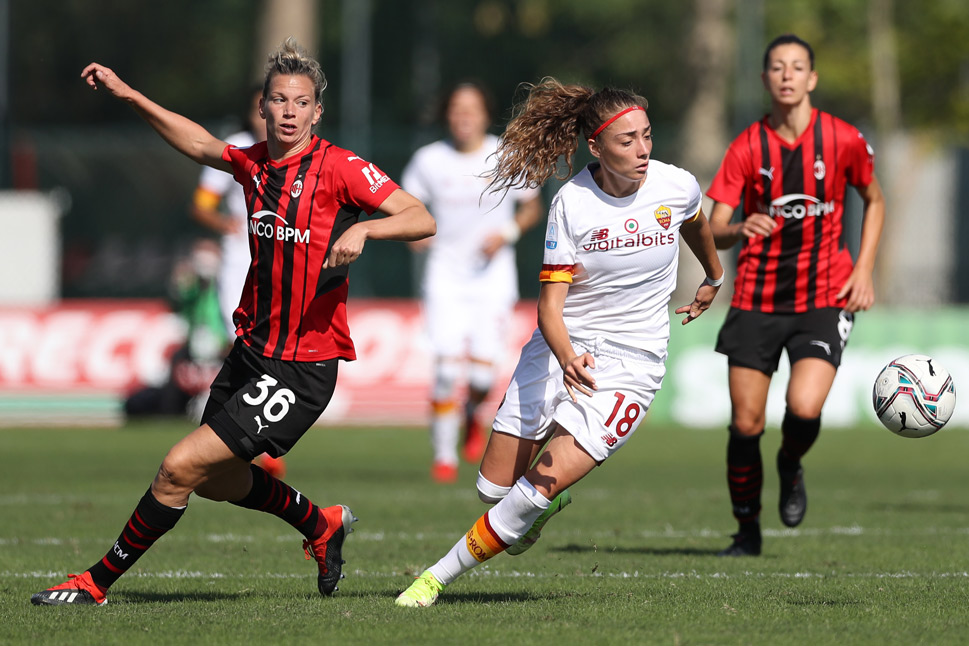 AC Milan v AS Roma - Women Serie A ©Jonathan Moscrop/2021 Getty Images