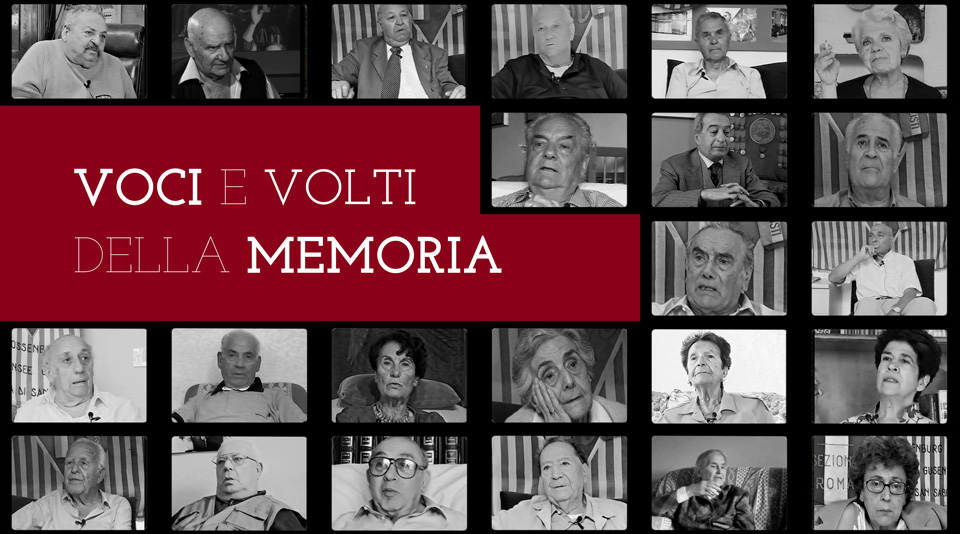 Un'immagine del video Voci e volti della memoria di Stella Biliotti e Valeria Rotili