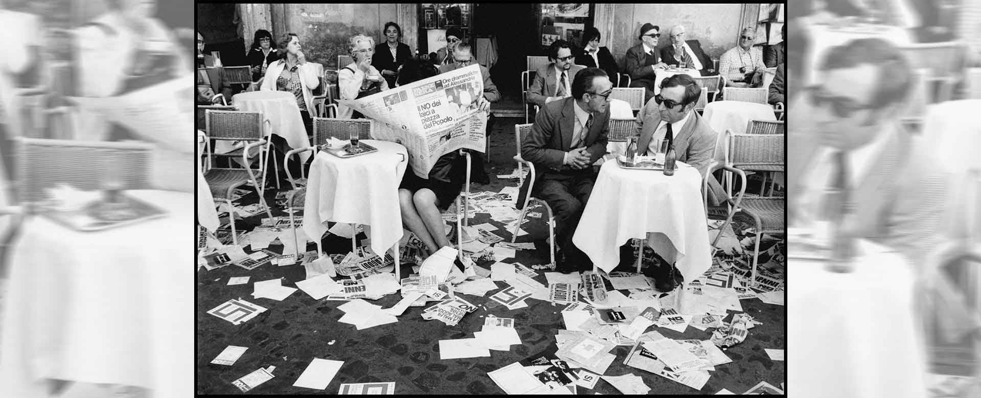 Foto di Leonard Freed, La legge sul divorzio in Italia (Roma, maggio 1974)