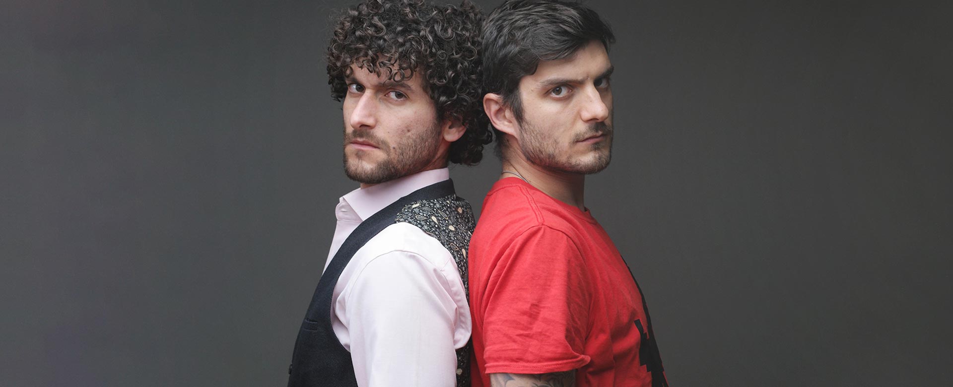 Fabrizio e Claudio Colica, alias il duo comico del web Le Coliche
