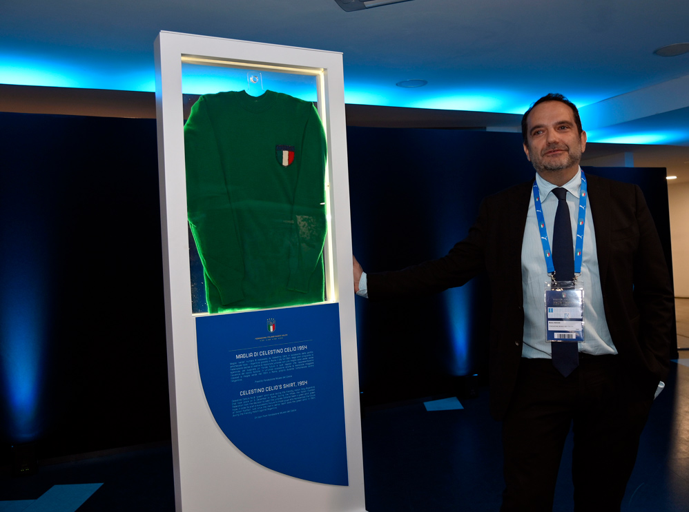 Il presidente della Fondazione Museo del Calcio e volto noto di Sky Sport, Matteo Marani © Marco Rosi/Getty Images for Figc