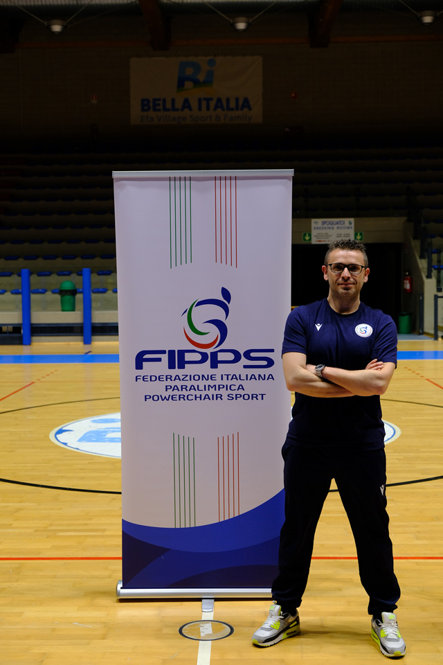 Andrea Piccillo, presidente della Fipps - Federazione italiana paralimpica powerchair sport 