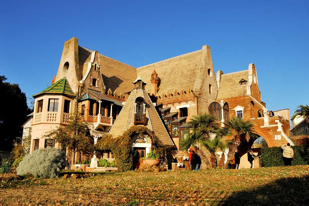 La Casina delle Civette a Villa Torlonia, Roma 