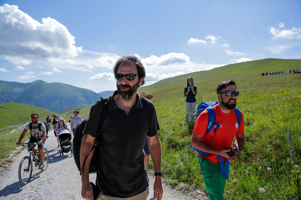 Neri Marcorè a Ussita durante RisorgiMarche 2018 ©Noris Cocci