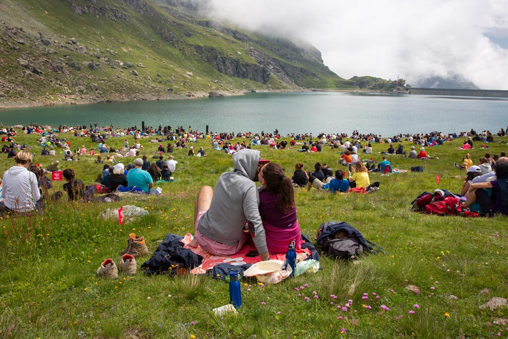 Il concerto di Elodie al Lago Gabiet Gressoney-La-Trinité in Valle d'Aosta per Musicastelle Outdoor ©Enrico Romanzi