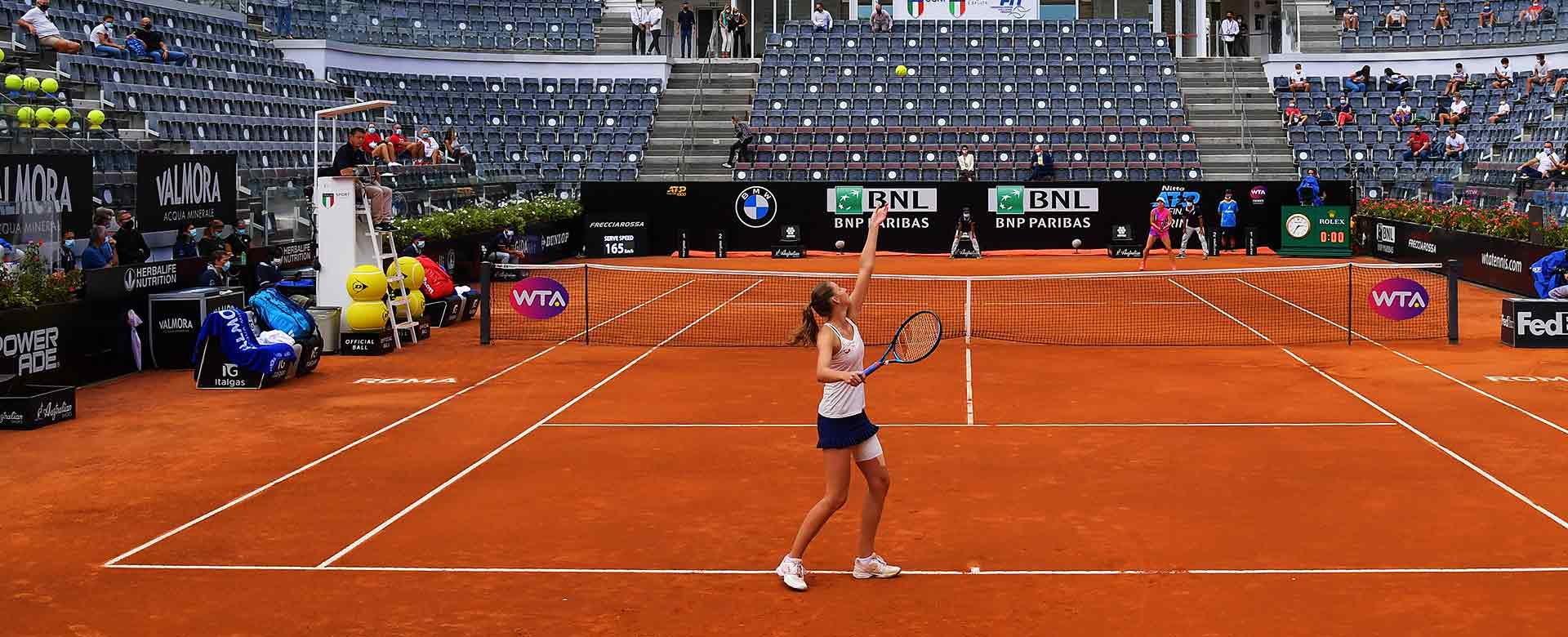 Tennis, Karolina Pliskova vs Simona Halep - Finale Femminile - Internazionali BNL d'Italia 2020 - © Foto Alfredo Falcone - LaPresse 21-09-2020 Roma ( Italia) Sport Tennis Karolina Pliskova (CZE) vs Simona Halep (ROU) Finale Femminile Internazionali BNL d\'Italia 2020 Nella foto: Karolina Pliskova