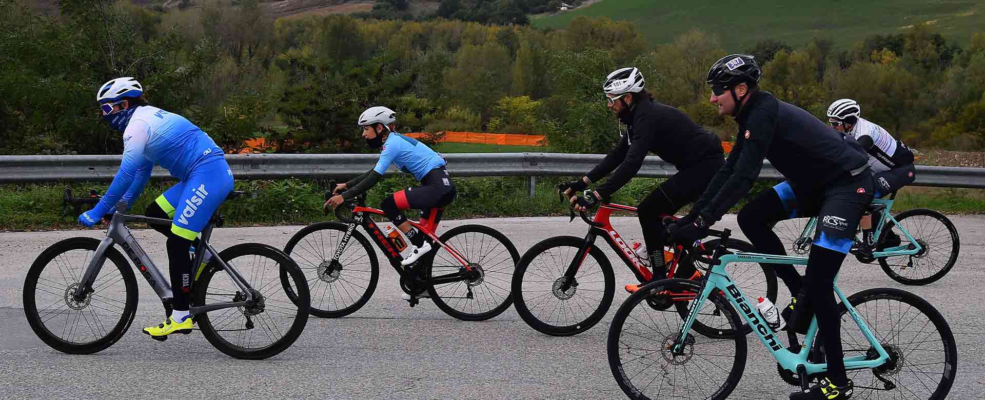 Immagine di una tappa del Giro-E 2020