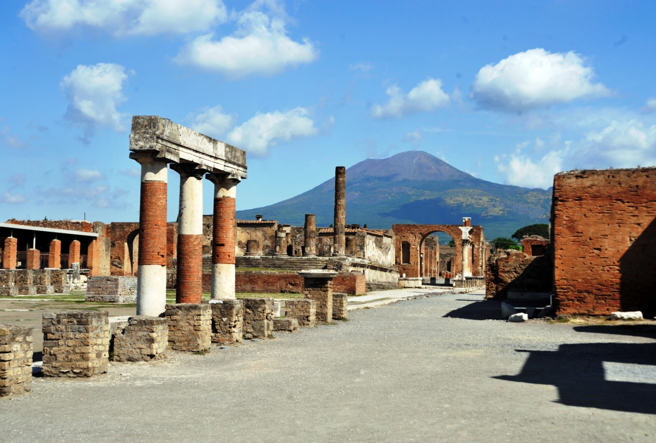 Foto degli scavi di Pompei