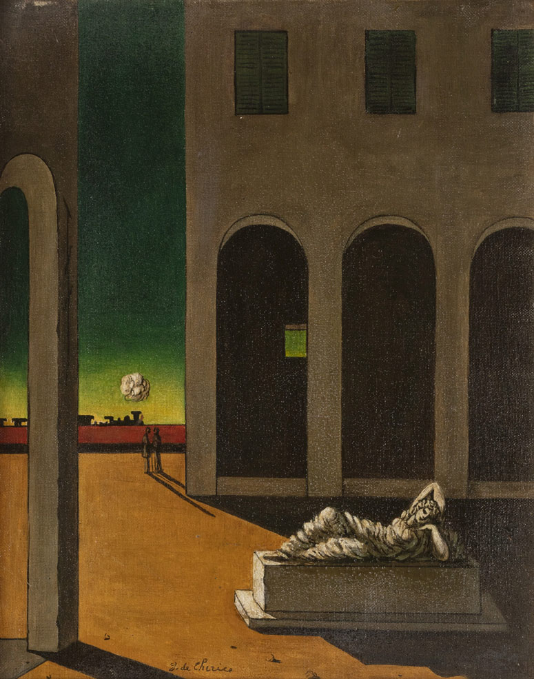 Giorgio De Chirico, Piazza d'Italia (1953) Galleria Russo, Roma