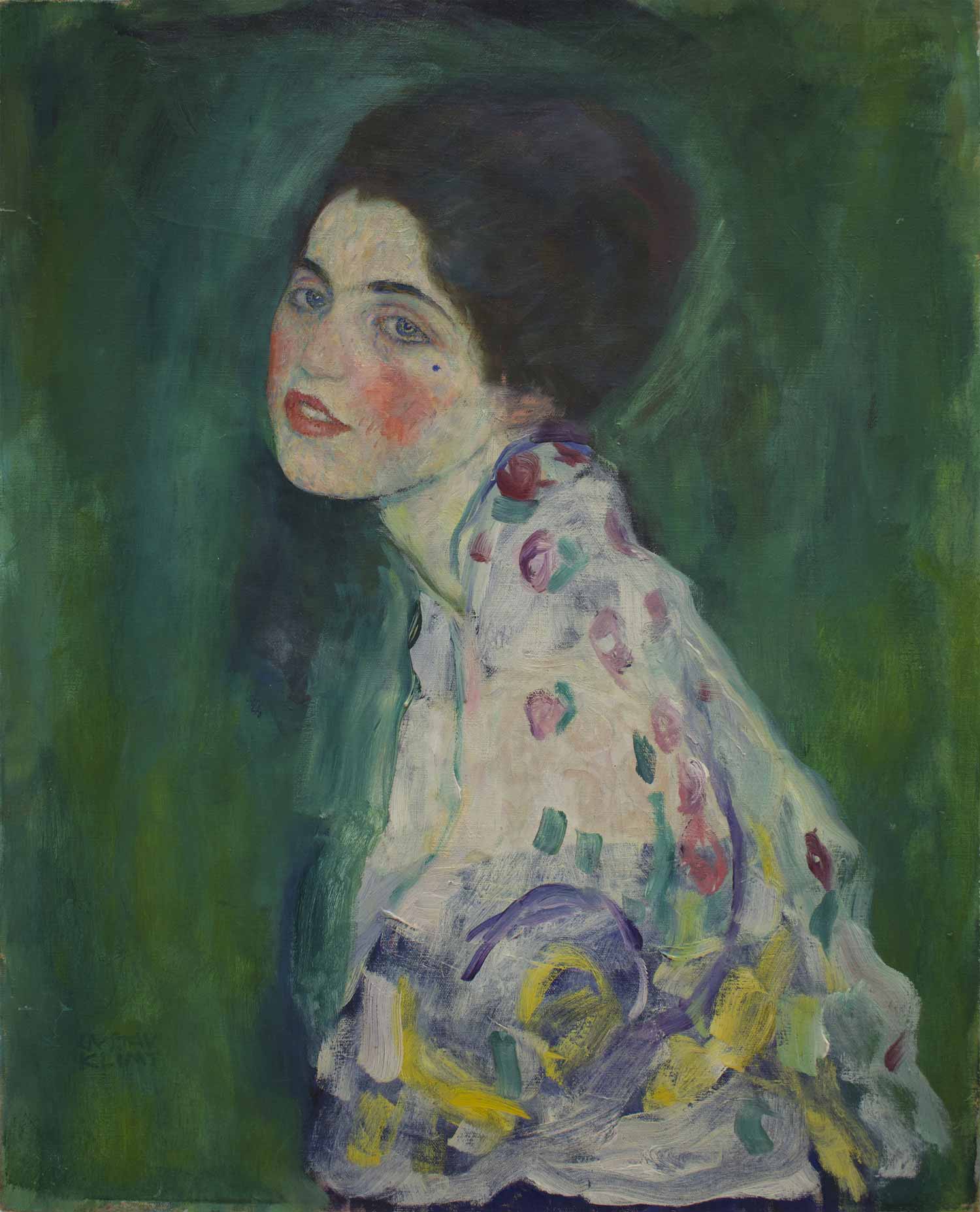 Gustav Klimt, Ritratto di signora (1916-17) Galleria d’arte moderna Ricci Oddi