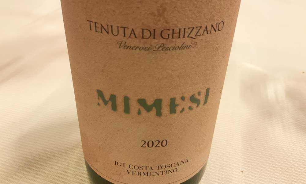 Vino mimesi della Tenuta di Ghizzano
