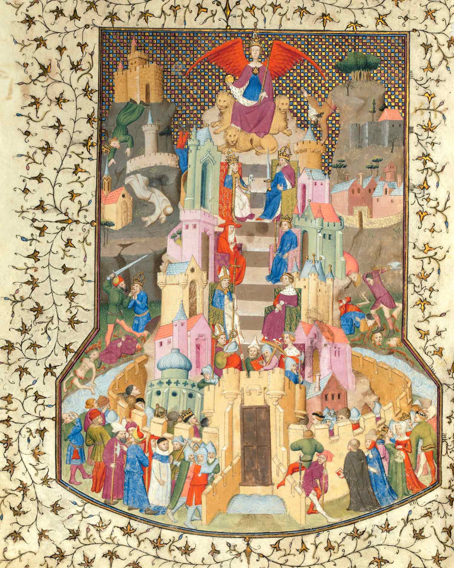 Una delle pagine del manoscritto Le Chevalier Errant