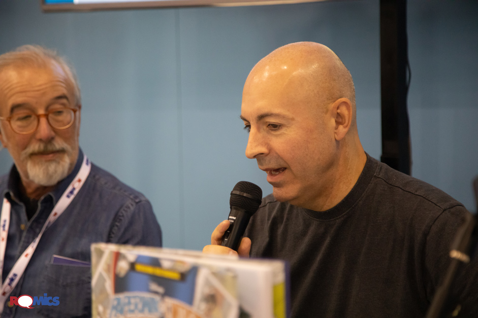 Il direttore di Topolino, Alex Bertani a Romics 2019