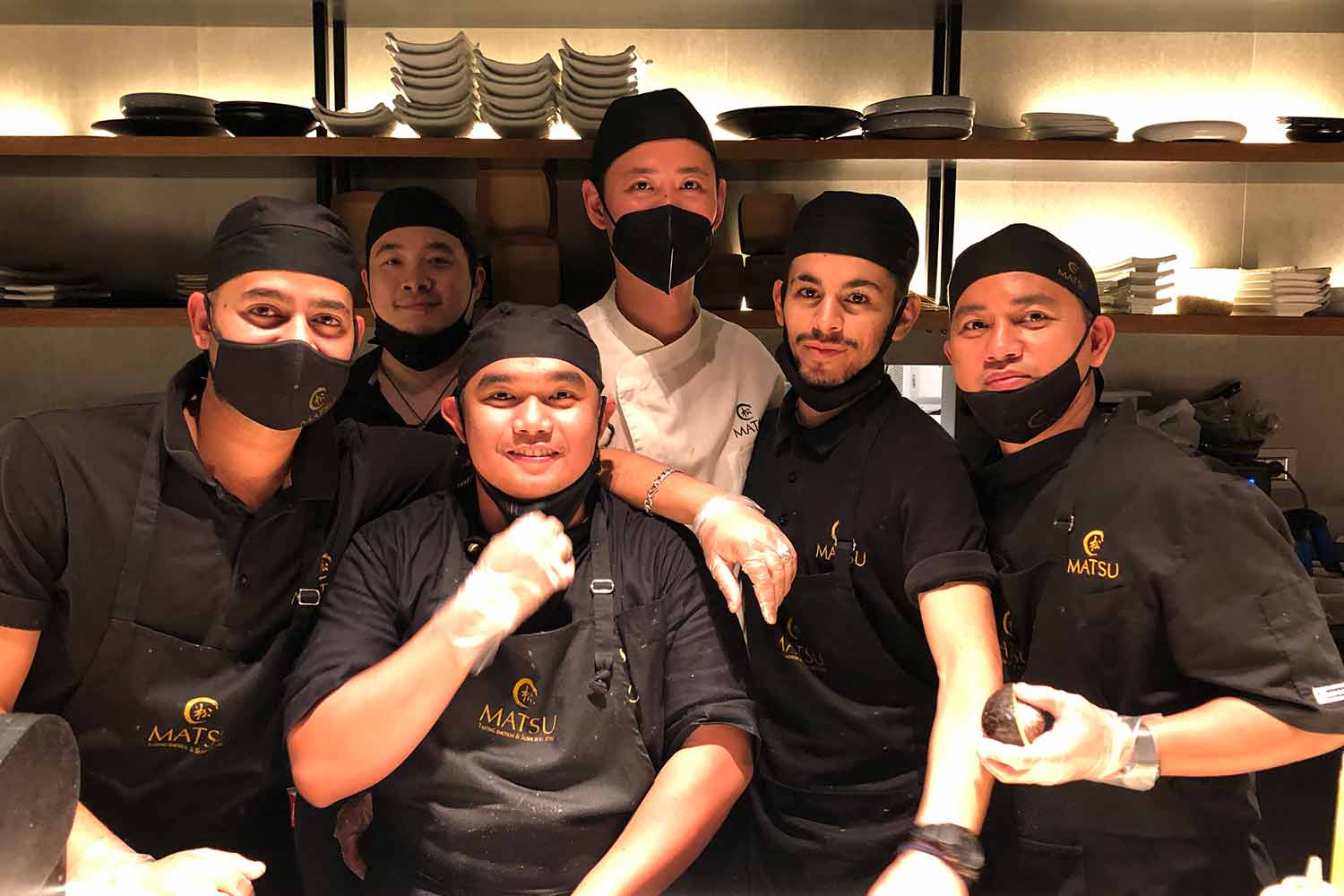 Il team del Matsu Sushi