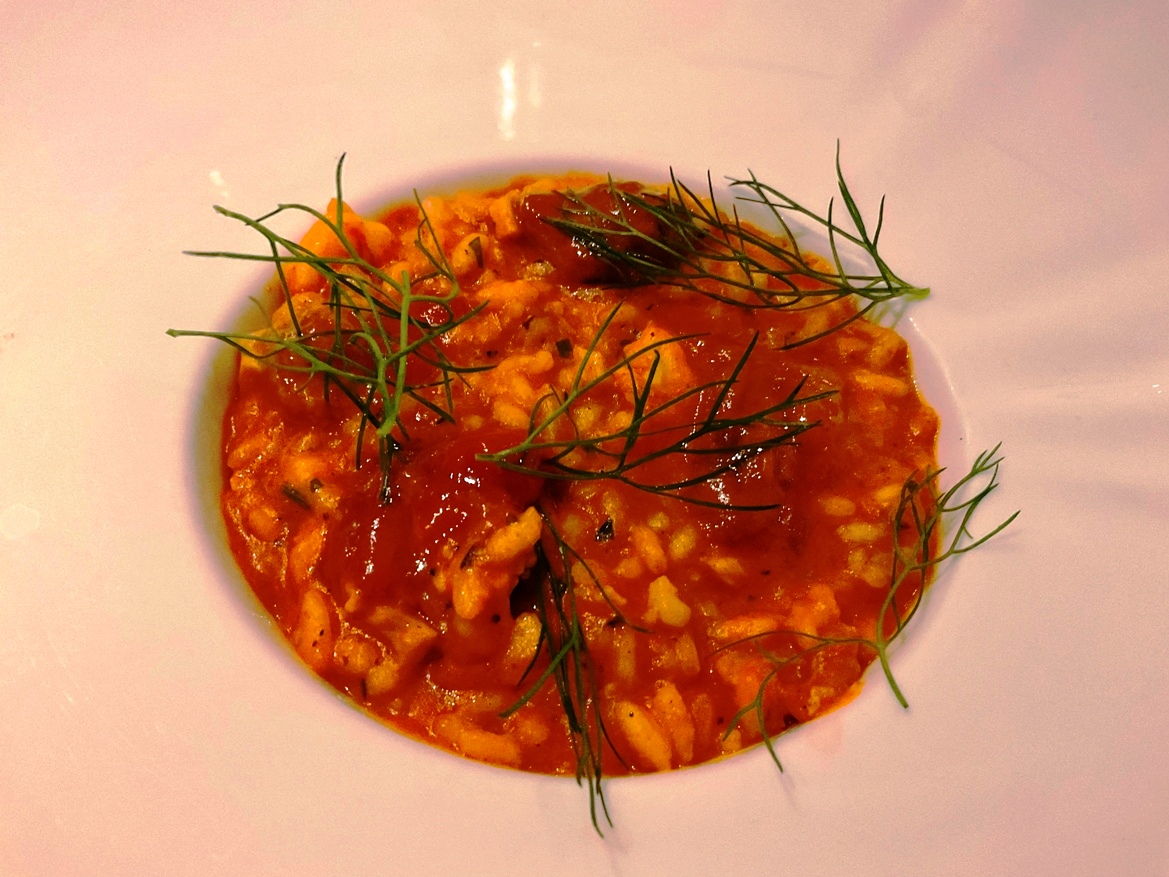 Piatto con cibo