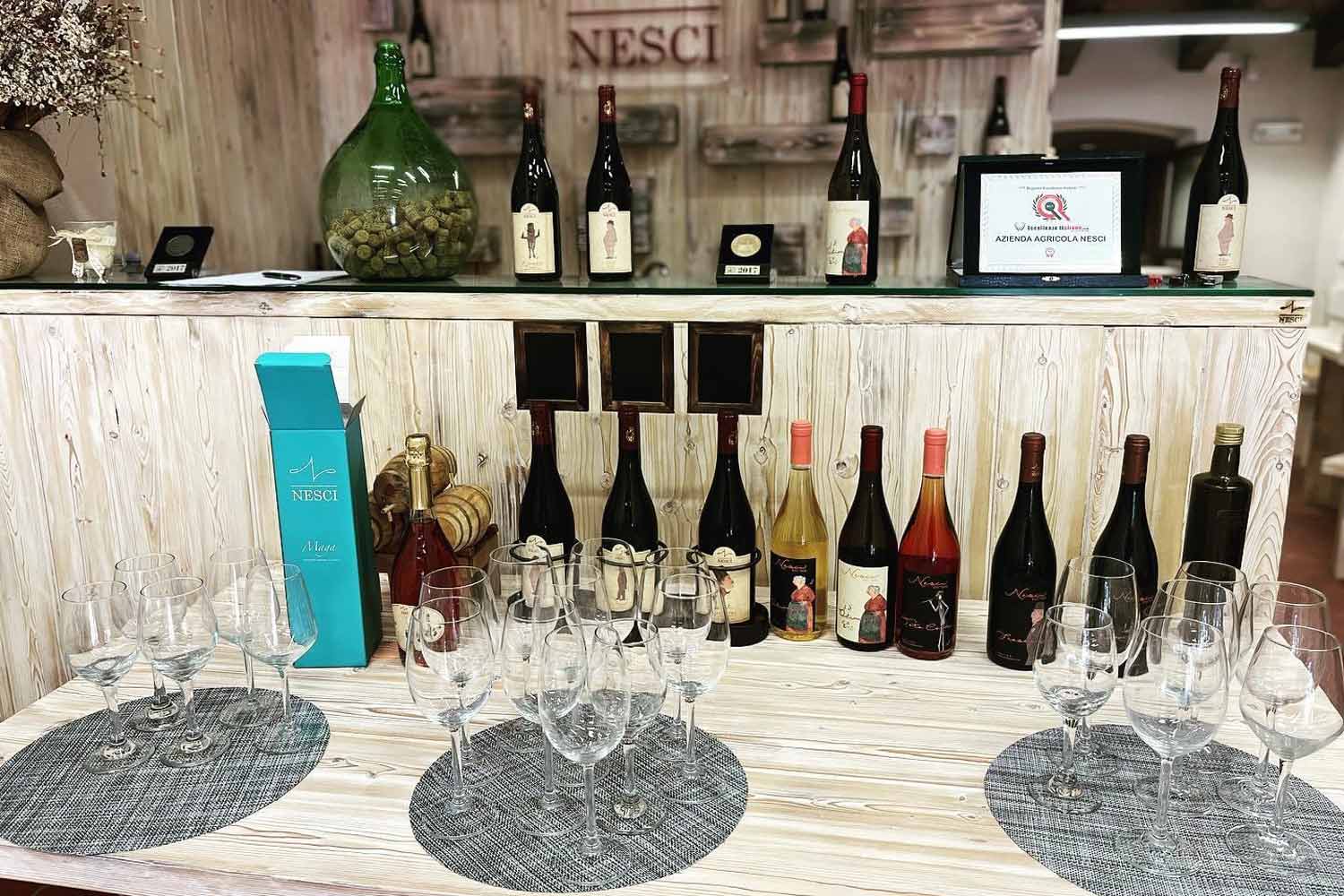 I vini della Cantina Nesci