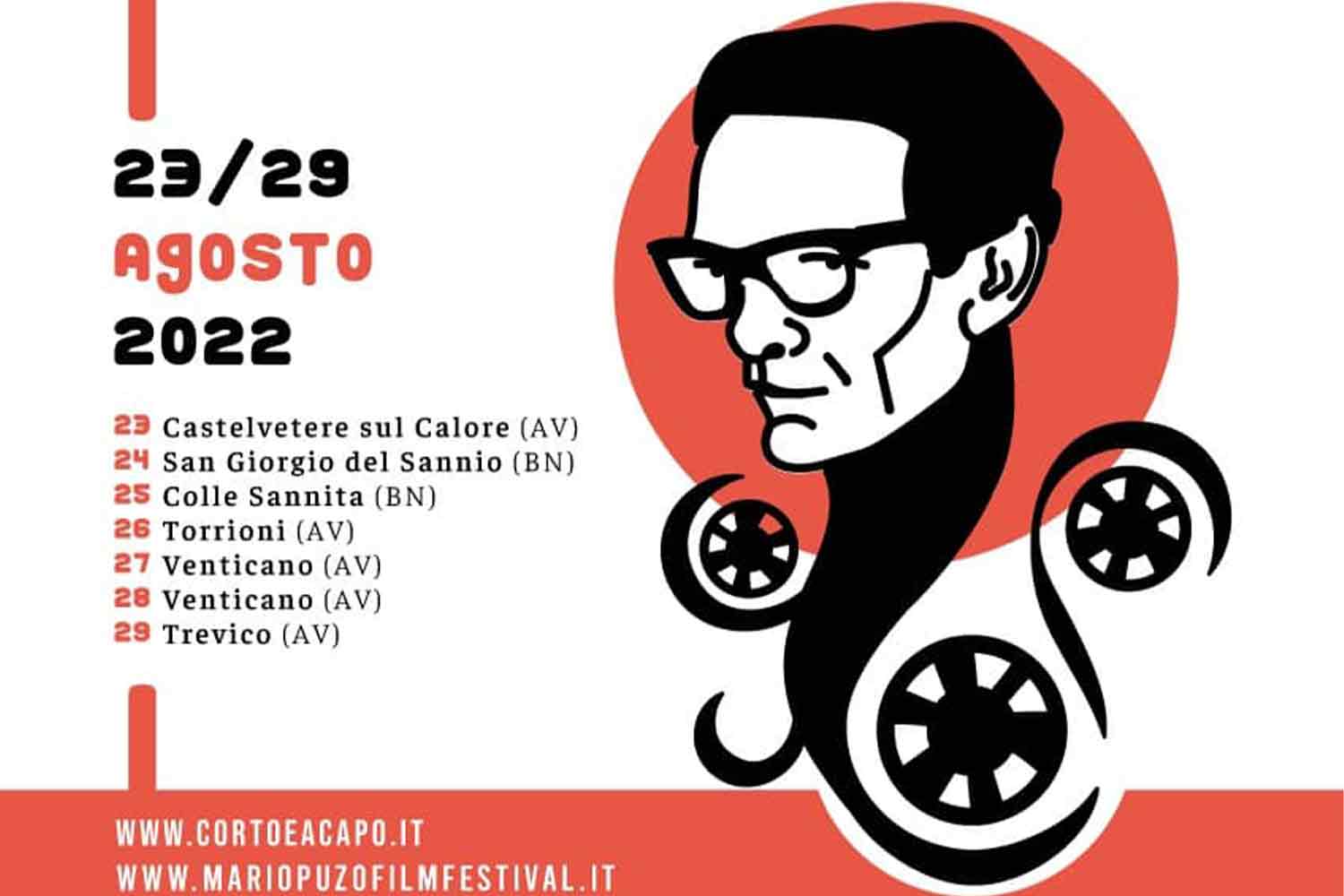 Locandina Corto e a capo Premio Mario Puzo