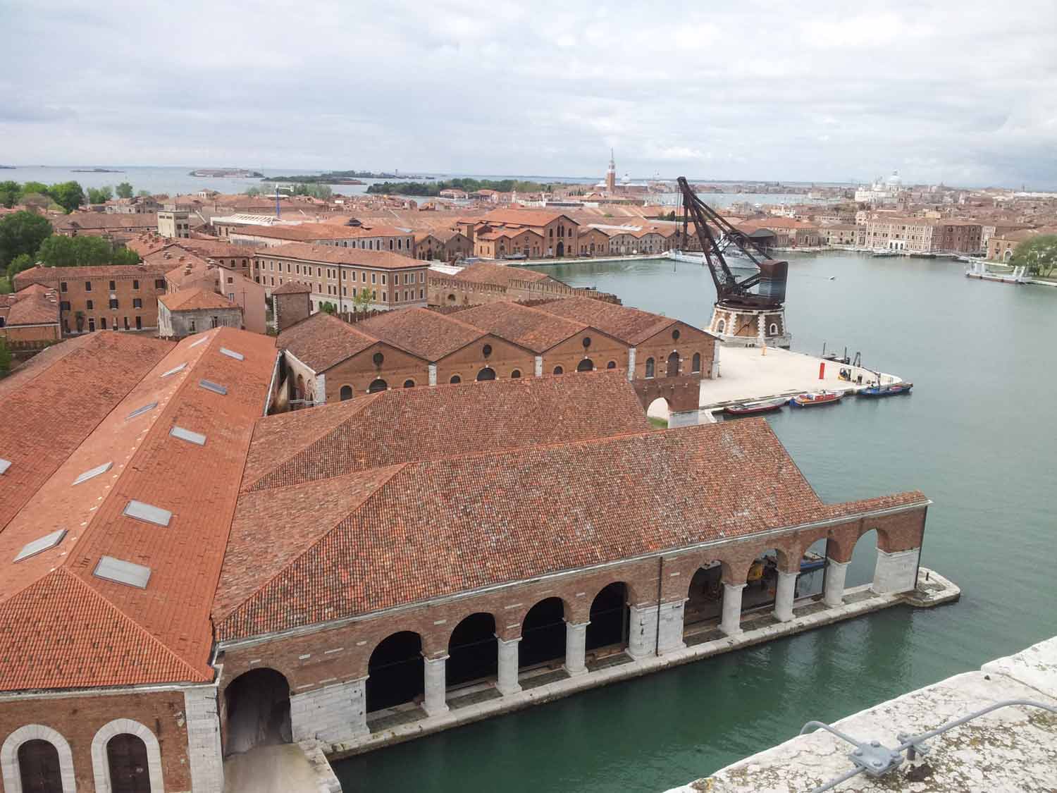 Una veduta dell’Arsenale di Venezia