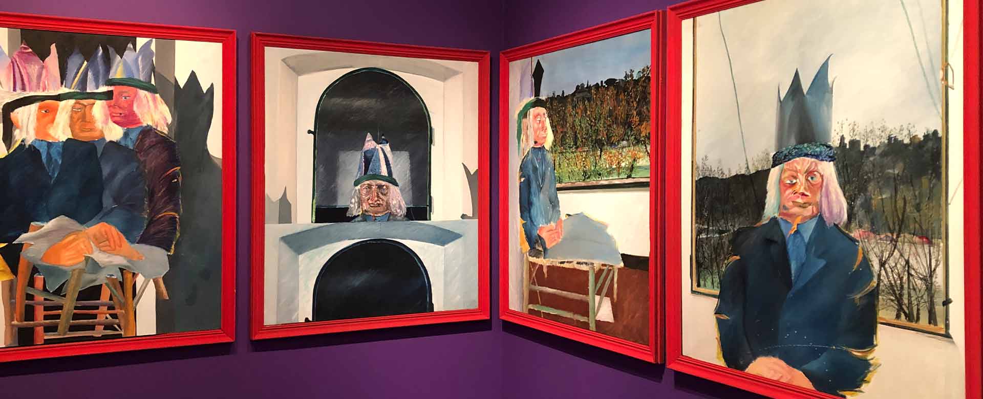 Installazione della mostra Marginalia a Pavia