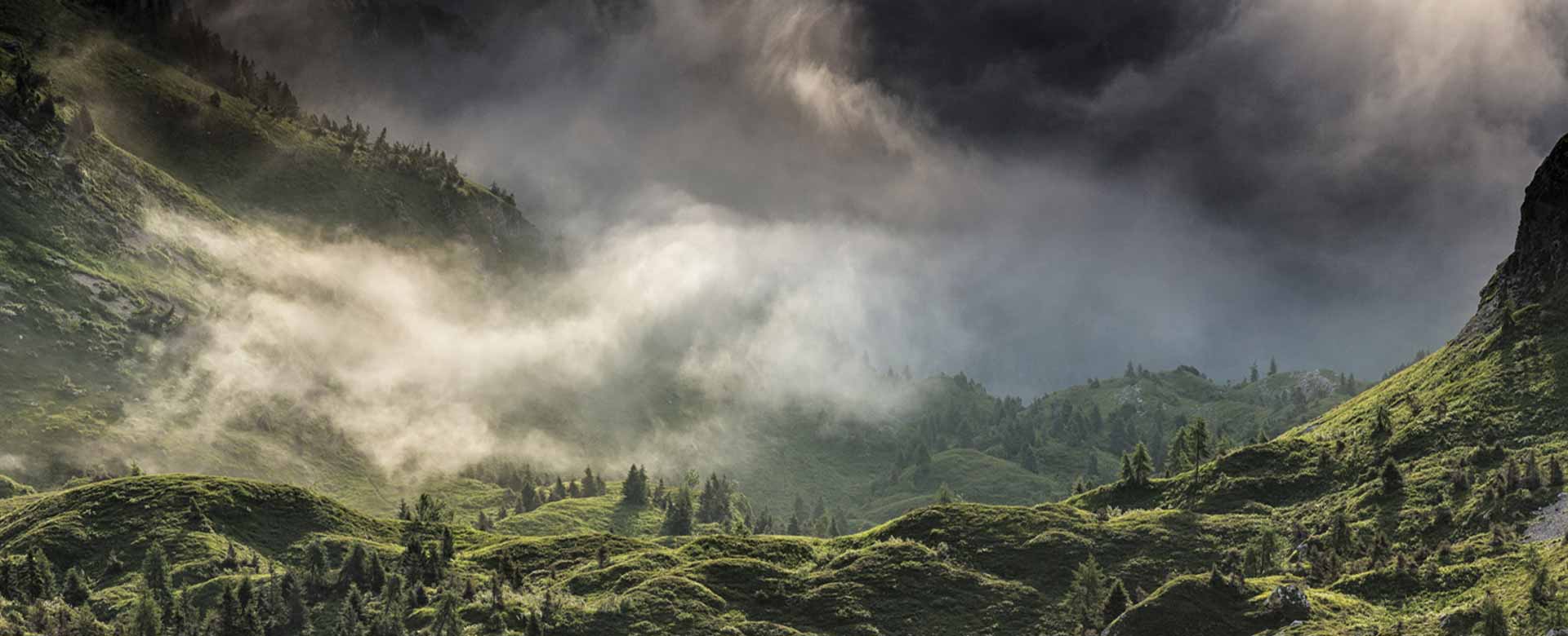 Luciano Gaudenzio, Nuvole nei pressi della Busa delle Vette, Parco nazionale Dolomiti Bellunesi