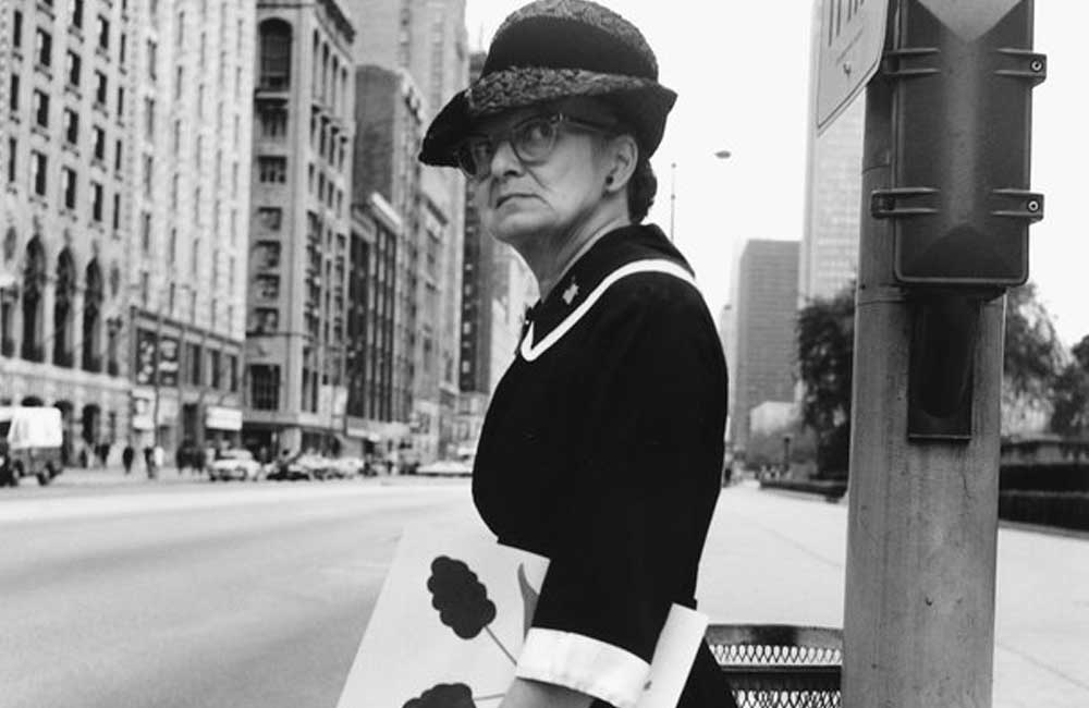 Vivian Maier, Chicago, IL, Gelatin silver print, 2020