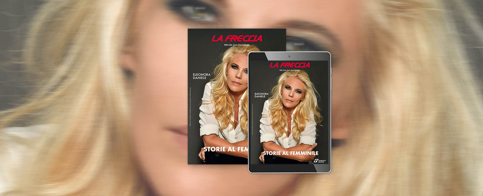Cover de La Freccia di marzo 2022 con Eleonora Daniele