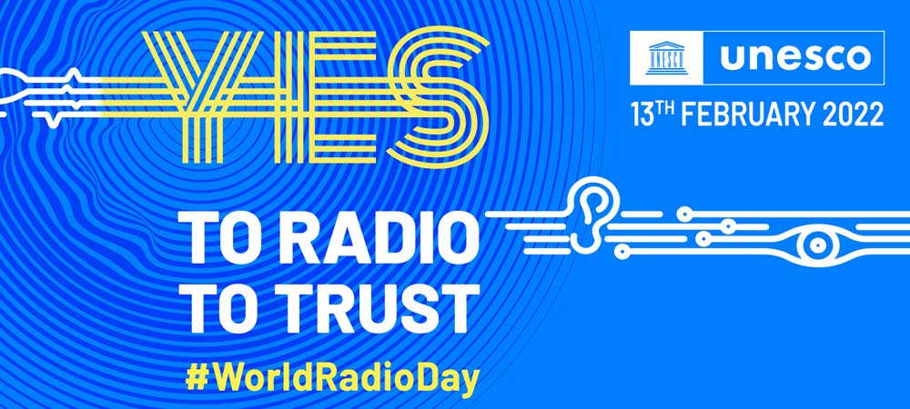Locandina del World Radio Day 2022