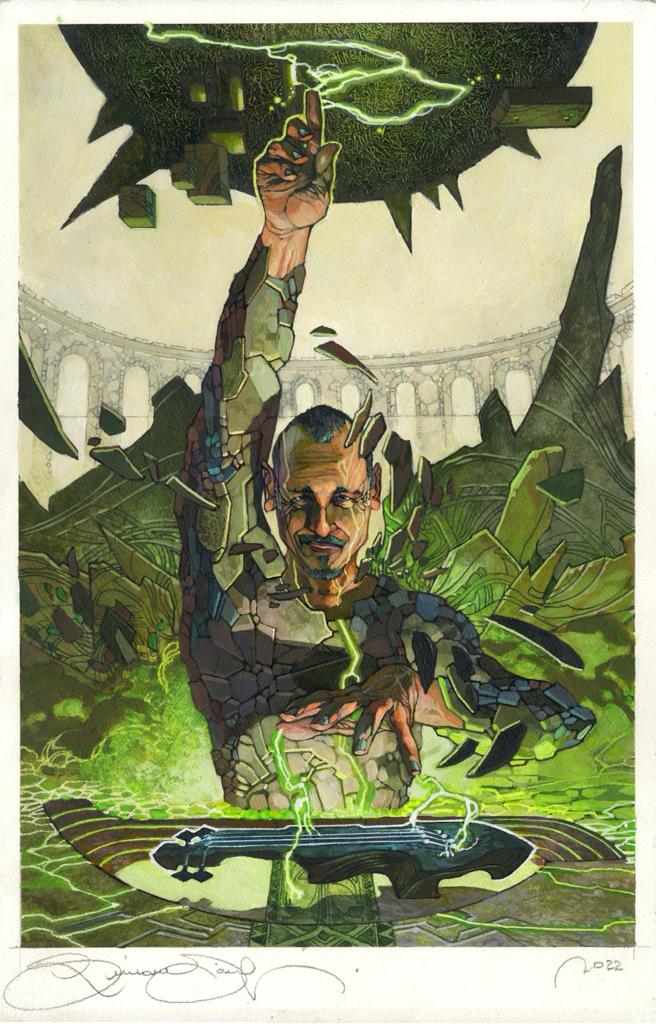 Amadeus in una illustrazione di Simone Bianchi