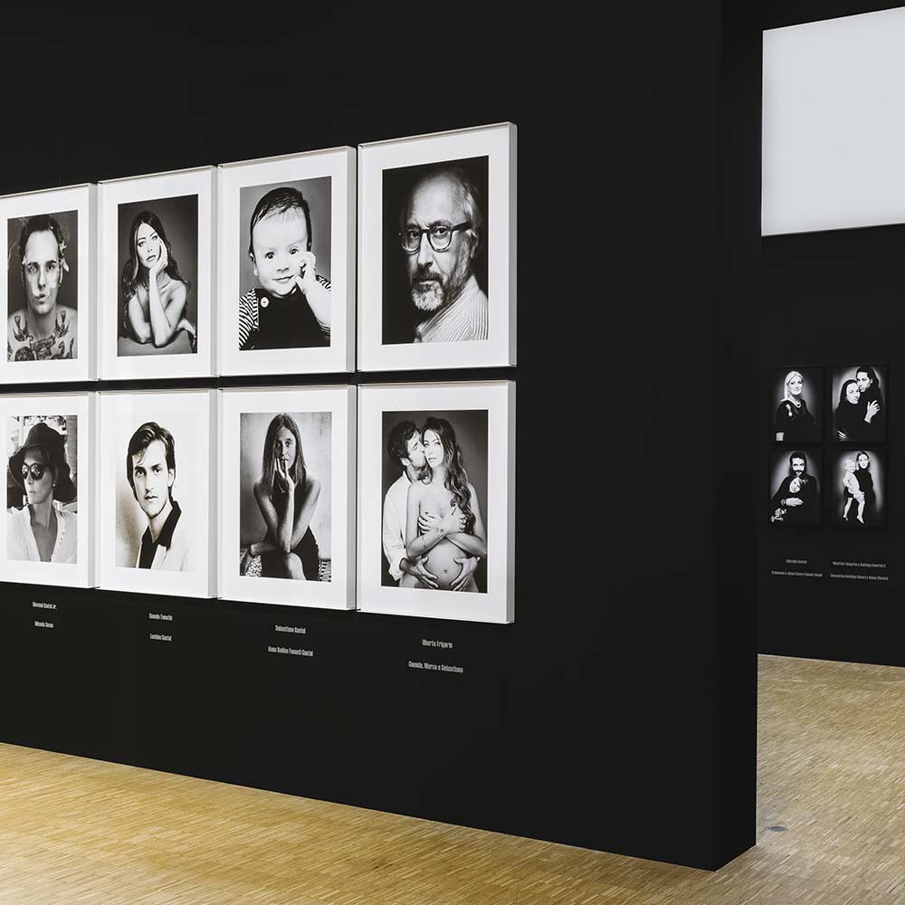 Un’immagine dell’allestimento della mostra