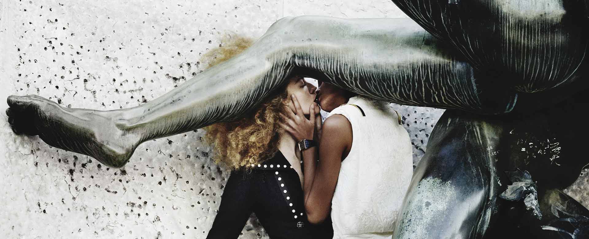 Joan Smalls e Raquel Zimmermann, Roma, American Vogue (2012)