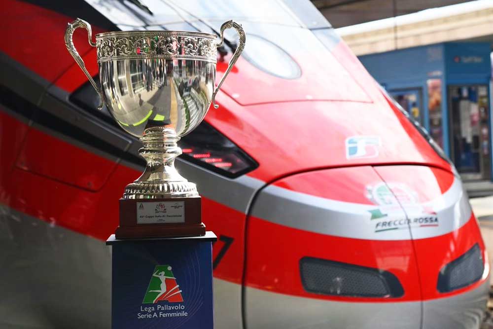 La Coppa Italia e il Frecciarossa 1000 a Roma Termini
