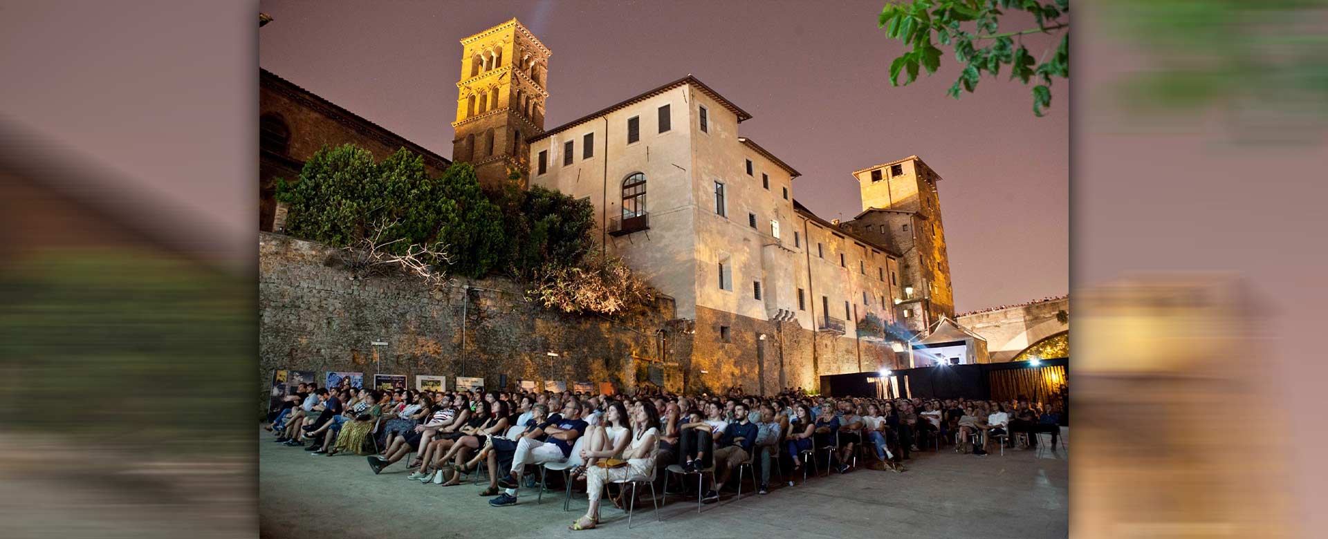 Proiezioni sull’Isola tiberina a Roma
