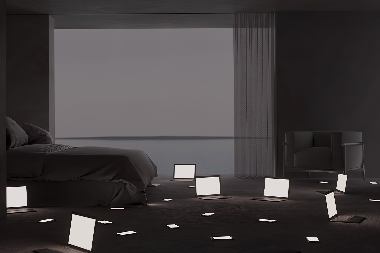 Andrés Reisinger, Arcadia, 2021 NFT single-channel video with sound, min 9' 48" Music: RAC Poet: Arch Hades Designer/animator: Sebastian Baptista, Carlos Neda, Javier Bianchi Owned by Pablo Rodriguez-Fraile Courtesy the artist
