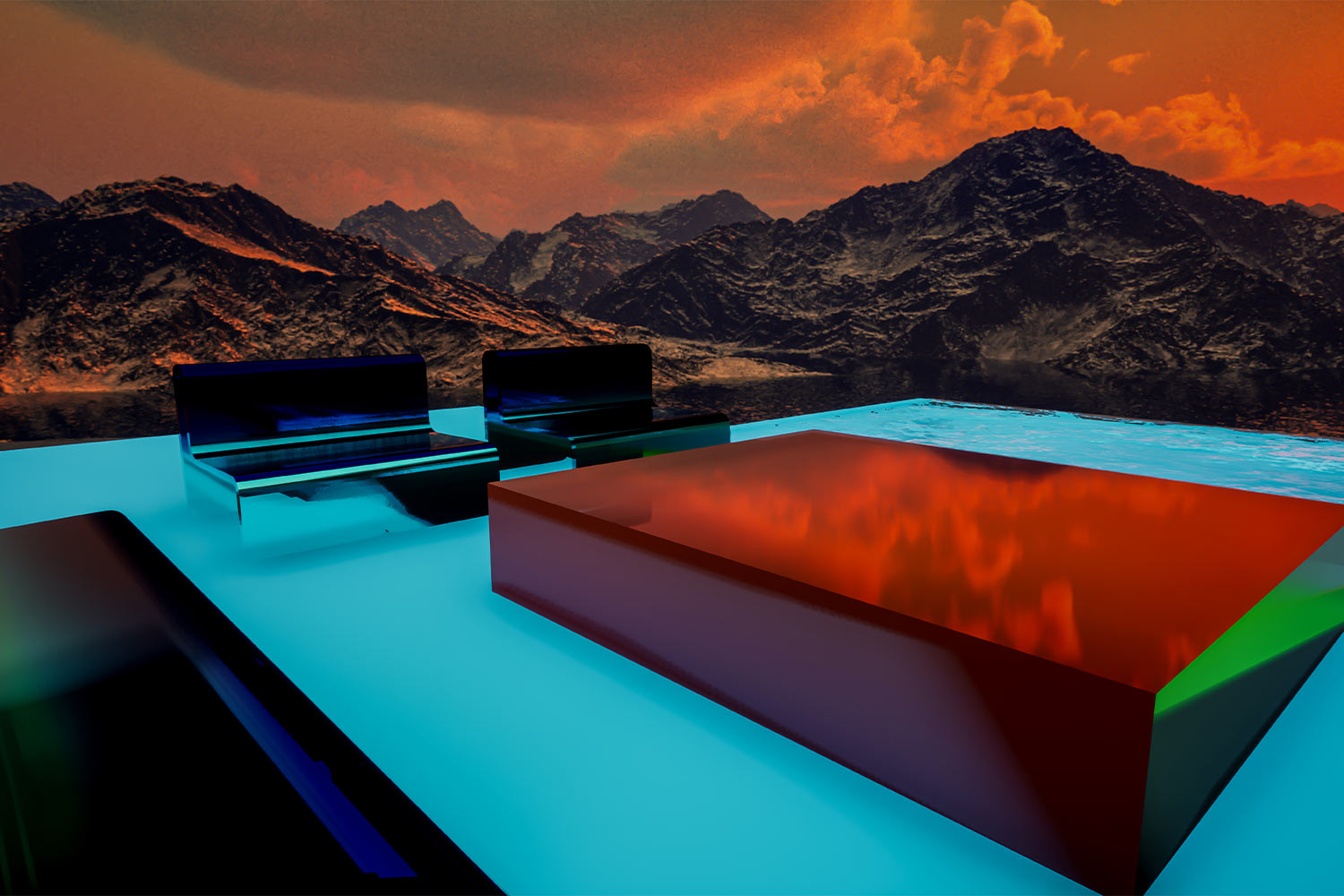 Krista Kim, Mars House, 2020 NFT 3D files Music: Jeff Schroeder of the Smashing Pumpkins. Owned by AOI Courtesy Krista Kim Studio