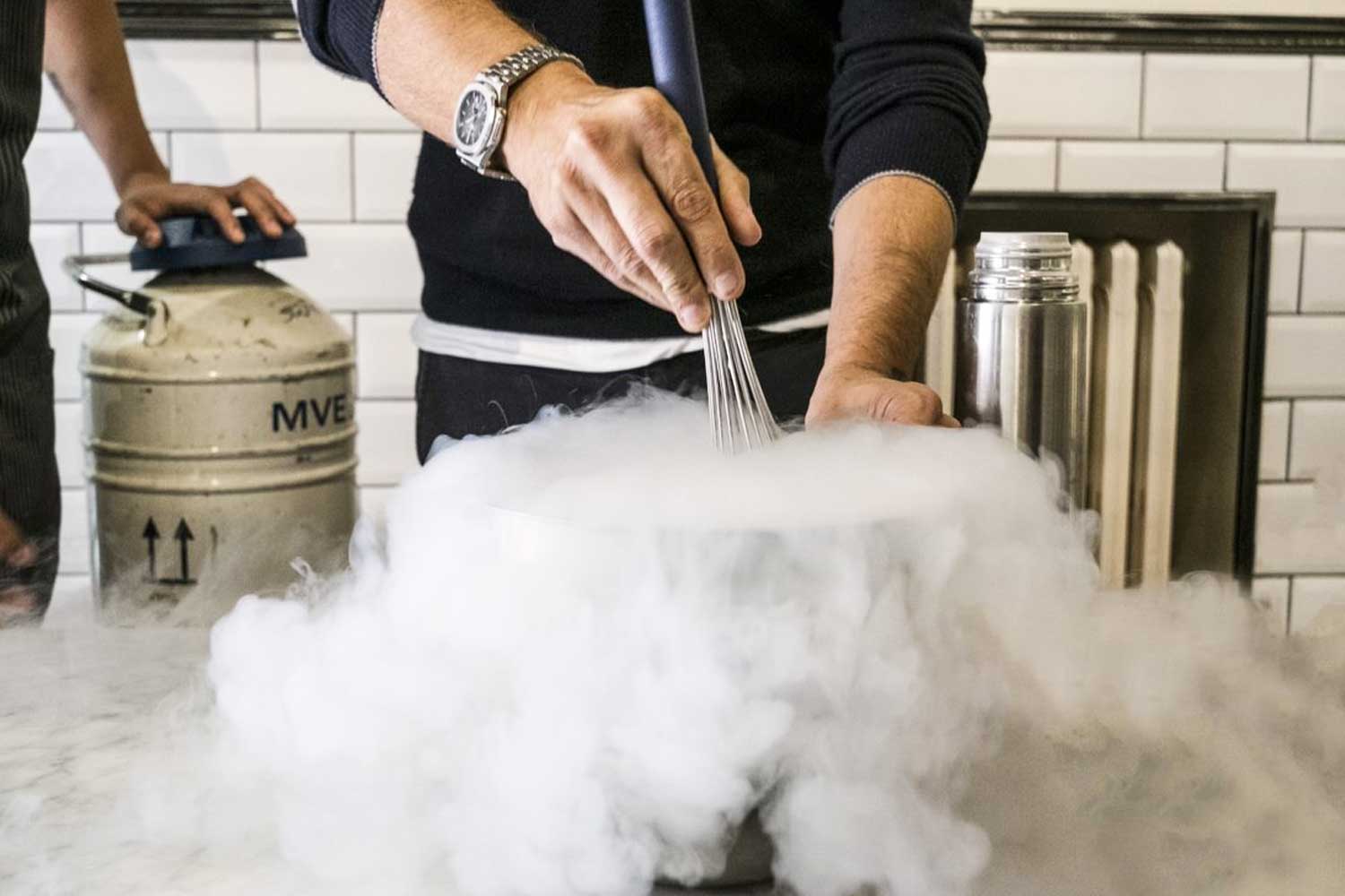 Preparazione del gelato