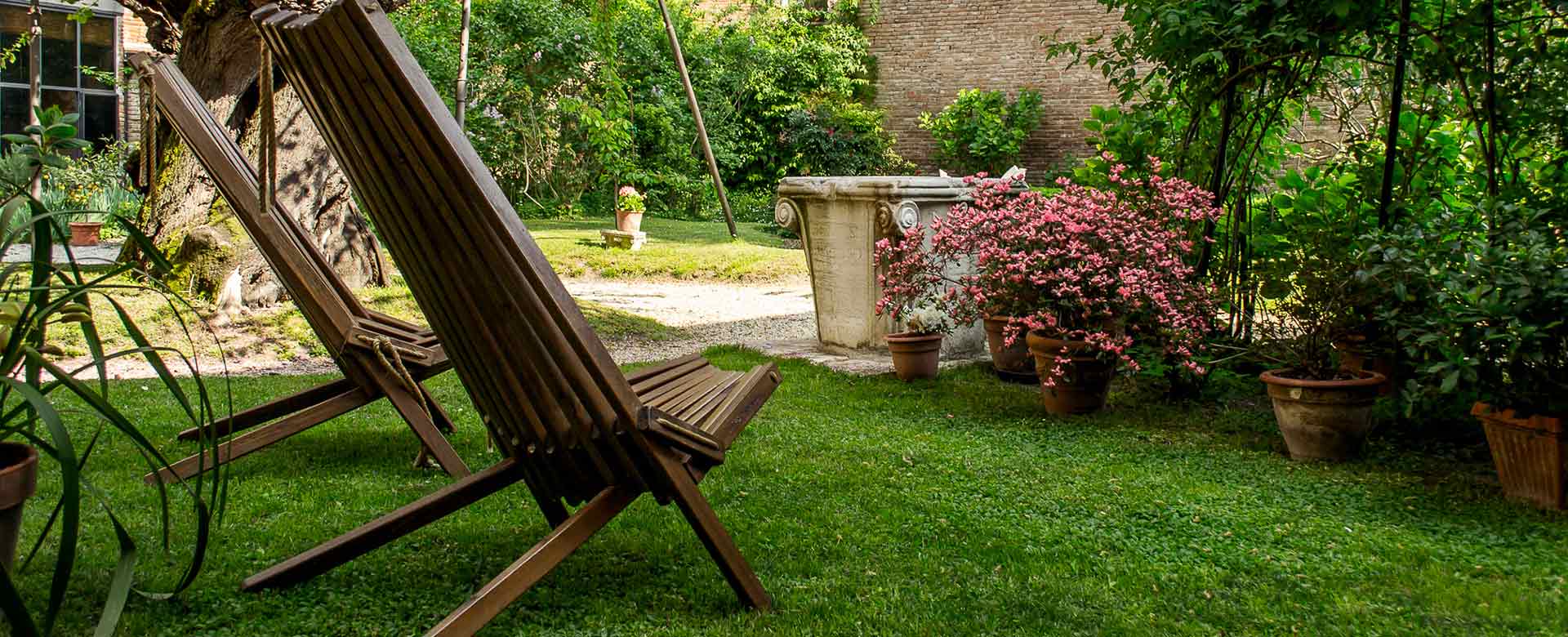 Giardino di Palazzo Scroffa, via Terranuova, 25 - Ferrara