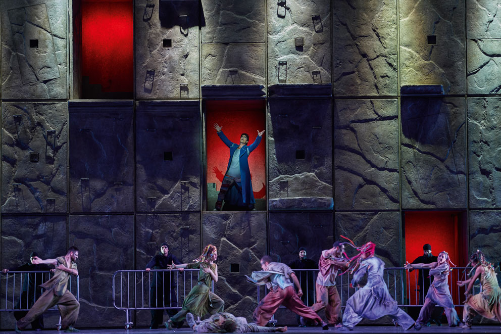 Una scena del musical Notre Dame de Paris 